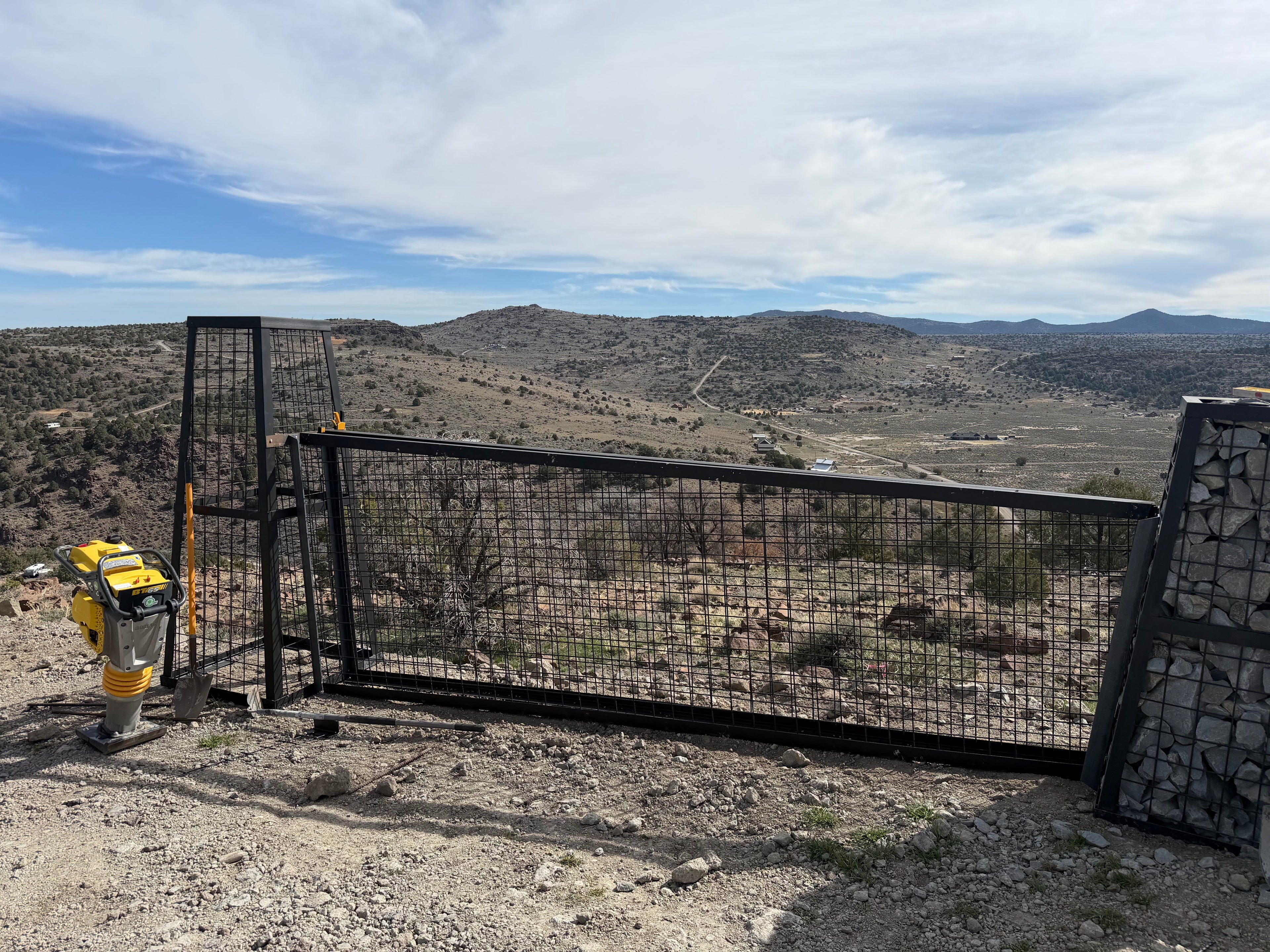 Rock Cage Pillar (Min Qty 4) - 6'8" Tall - FREE Shipping